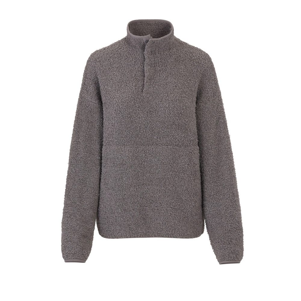 SKIMS Cozy Knit Pullover Smoke